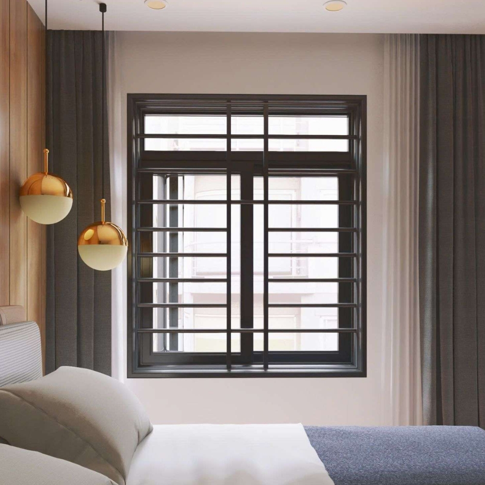 Cửa Nhôm Hệ Chấn Song HCS4