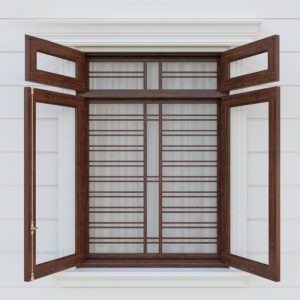 Cửa Nhôm Hệ Chấn Song HCS2